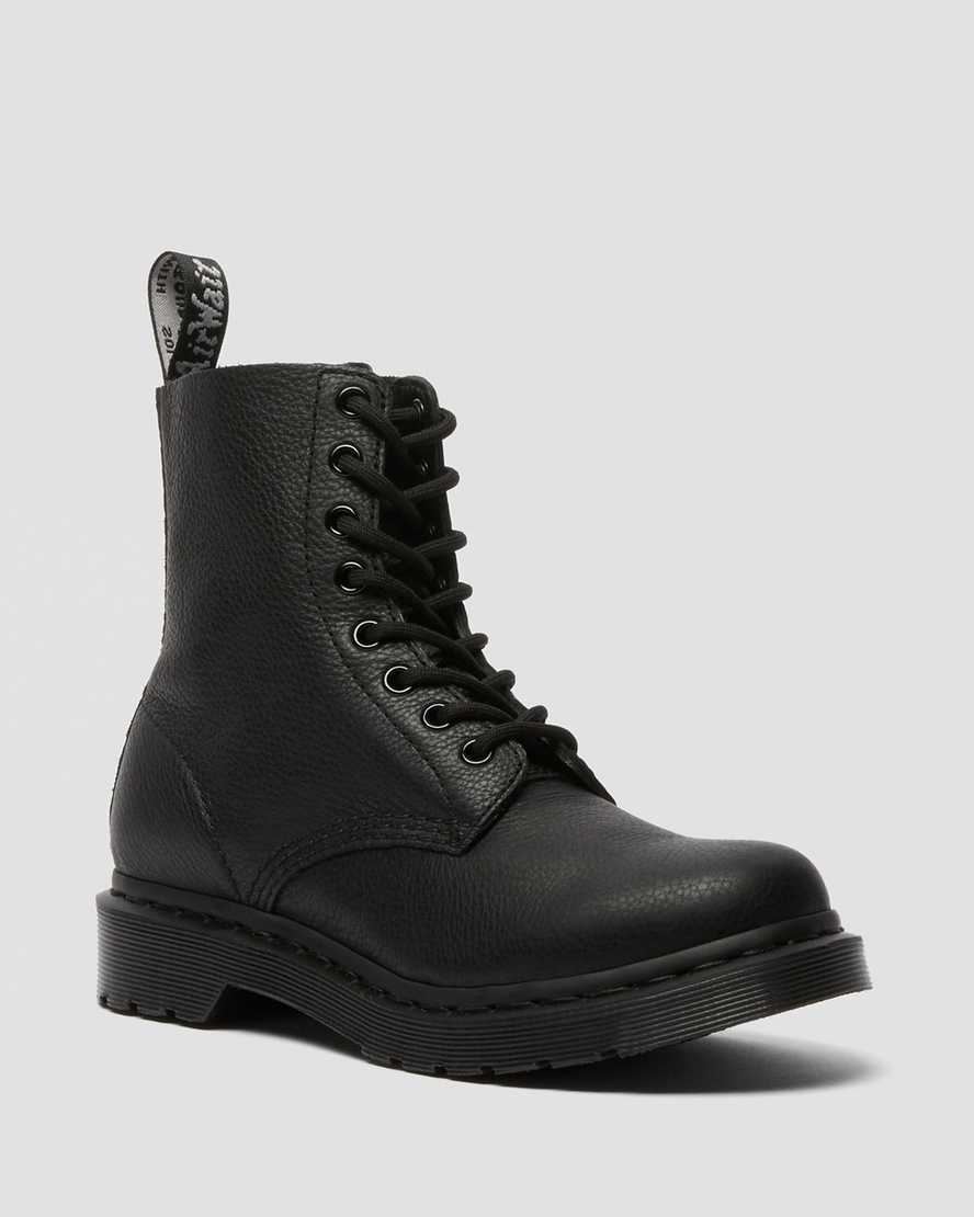 Dr. Martens 1460 Pascal Mono Naisten Nauhalliset Nilkkurit - Mustat Nilkkurit [973-OYBQXV]